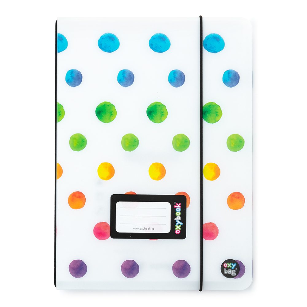 Levně Karton P+P Sešit PP Oxybook A5 40 listů Dots colors