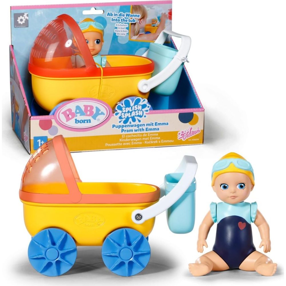 Levně BABY born Splish Splash Kočárek s Emmou