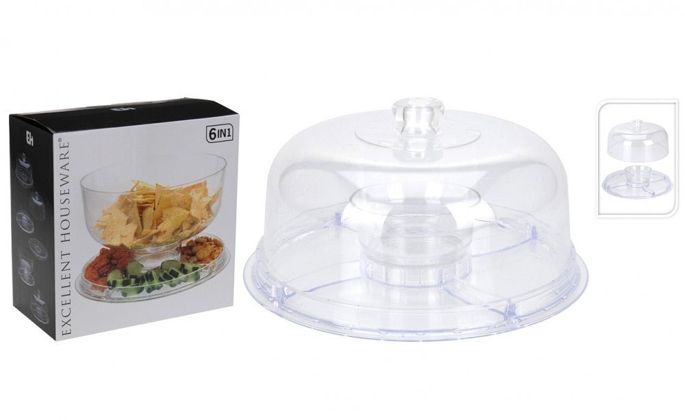 Levně EXCELLENT HOUSEWARE Mísa servírovací s tácem multifunkční 6v1 KO-170416810