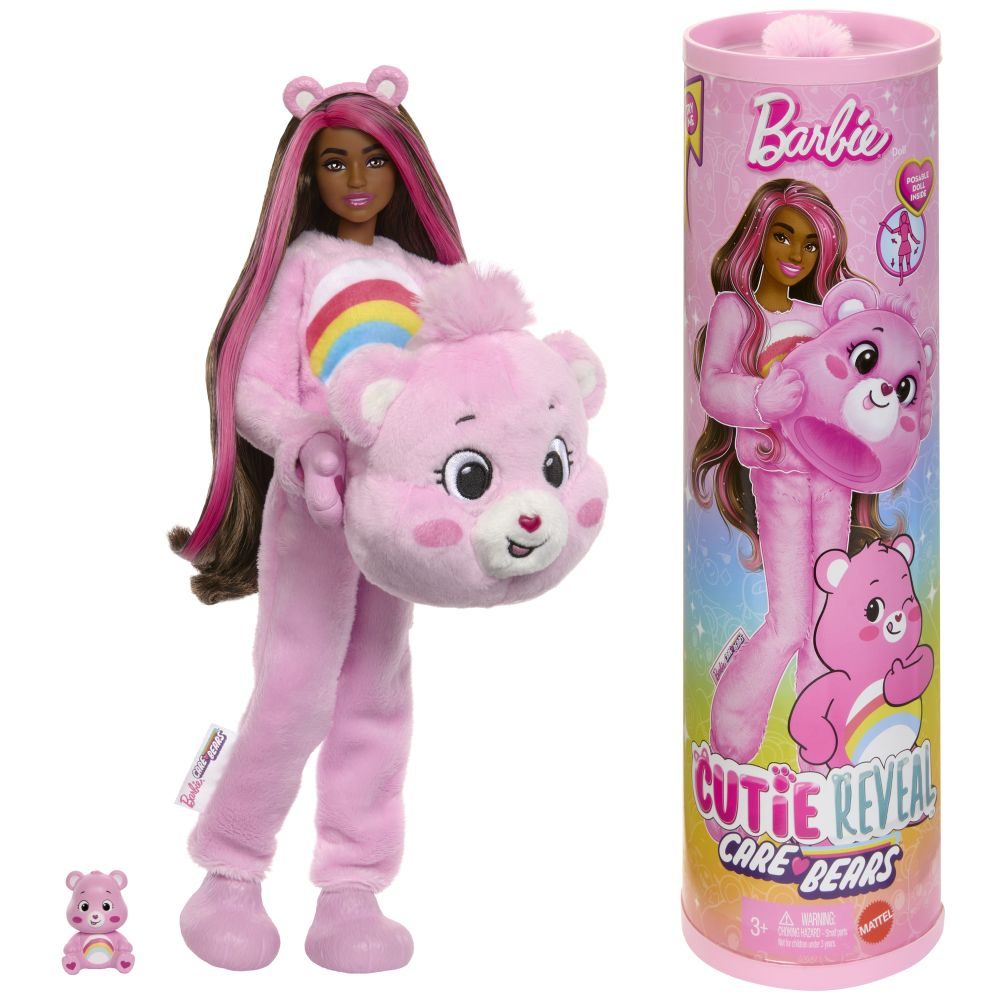 Levně BRB CUTIE REVEAL BARBIE A STAROSTLIVÍ MEDVÍDCI - RŮŽOVÁ
