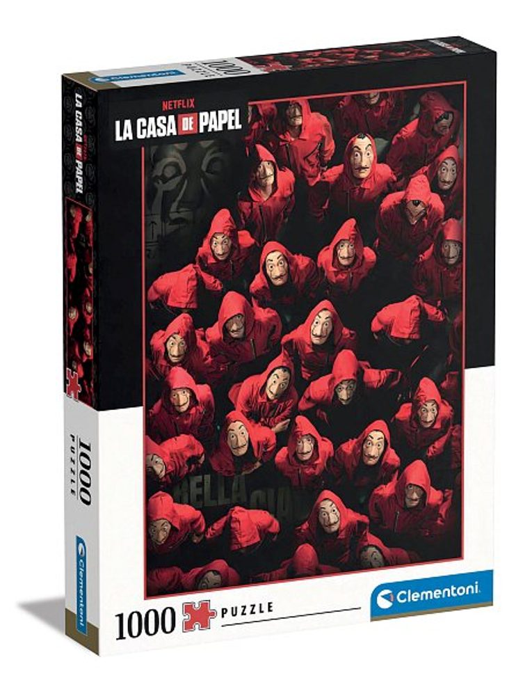 Levně CLEMENTONI Puzzle 1000 dílků - La Casa de Papel