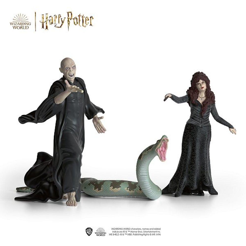 Levně SCHLEICH Harry Potter - Lord Voldemort, Nagini a Bellatrix Lestrangeová
