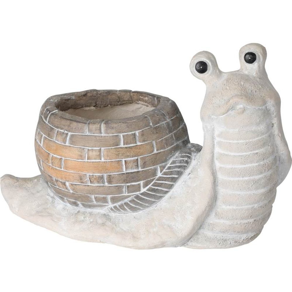 Levně PROGARDEN Keramický květináč dekorativní ŠNEK 26 cm KO-095752260
