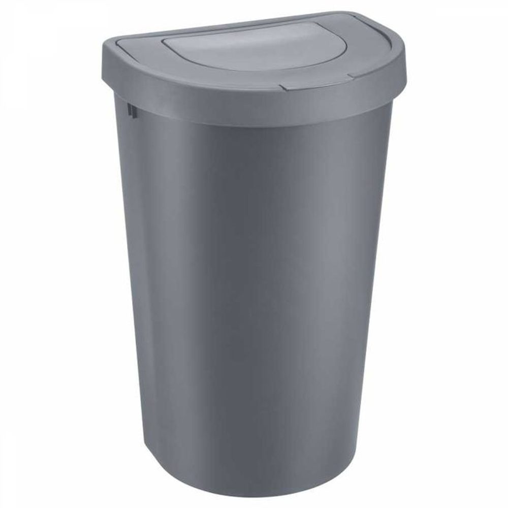 Levně koš odp. 45l SEATTLE šedý