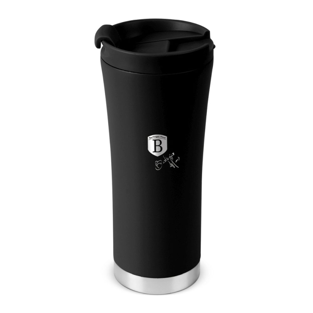 Levně BERLINGERHAUS Termohrnek s dvojitou stěnou nerez 0,5 l Matte Black Collection BH-8751
