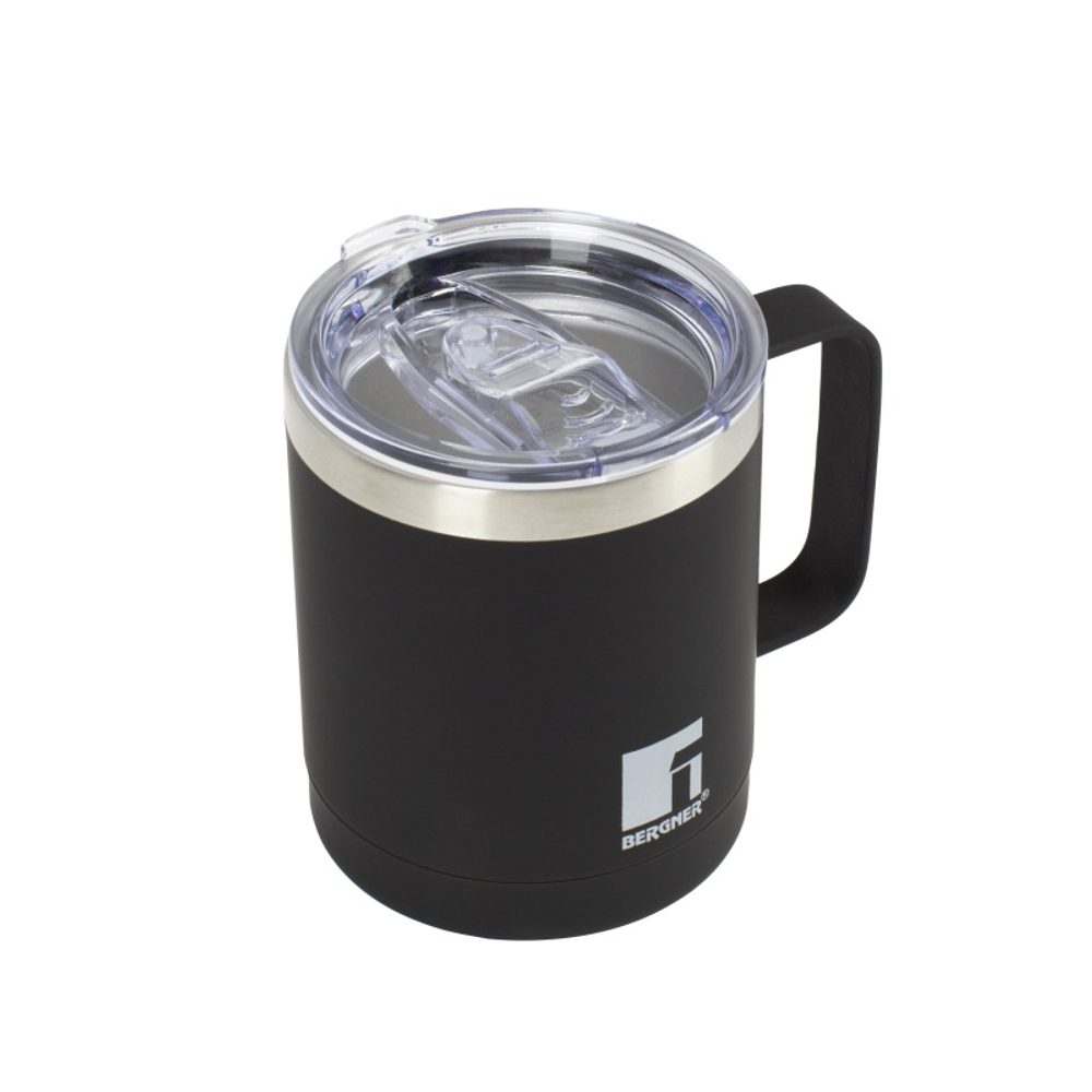 Levně BERGNER Termohrnek 350 ml nerez černá BG-37788-BK