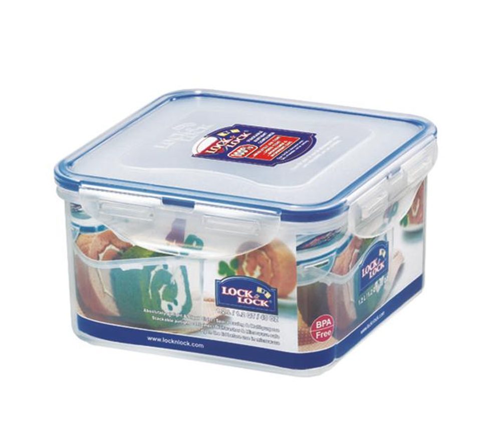 Levně LOCKNLOCK DÓZA NA POTRAVINY LOCK 15,5X15,5X8,7CM 1,2L PLAST
