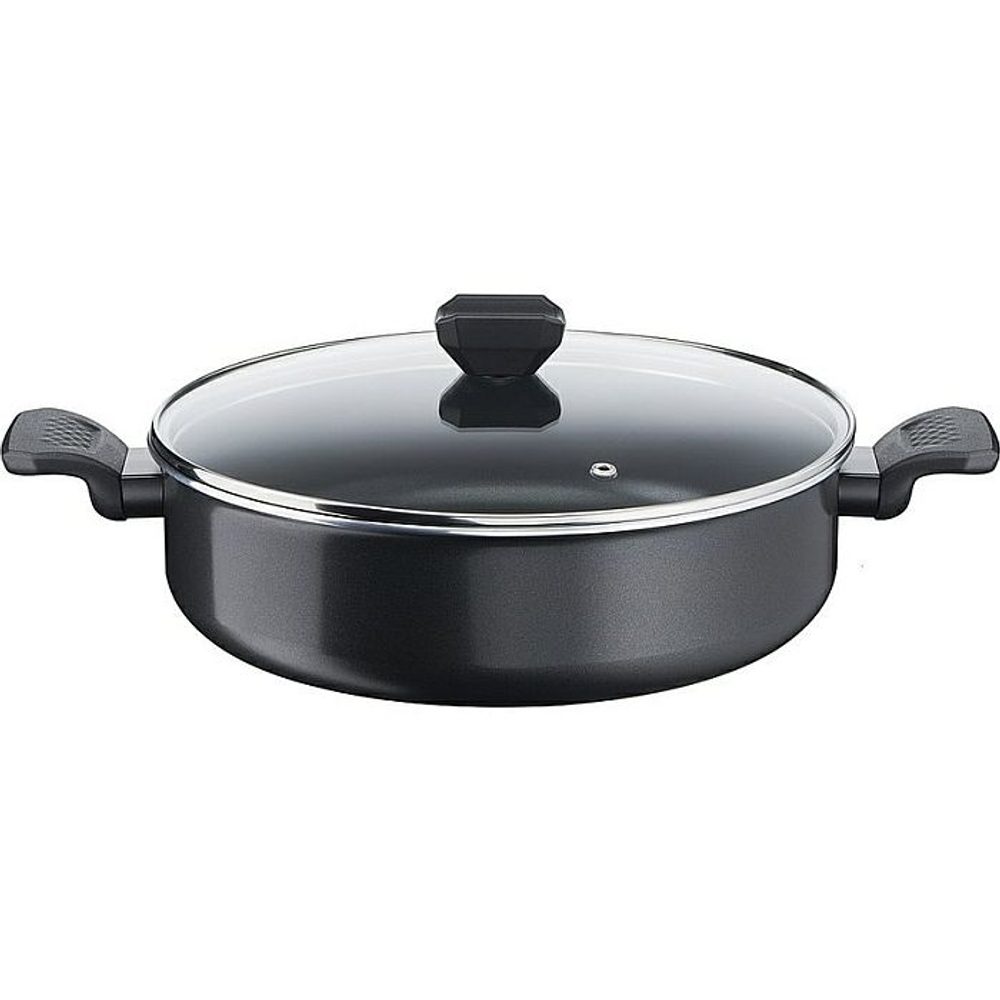 Levně rendl. d28cm+PO sklo, Simply Clean red nízký