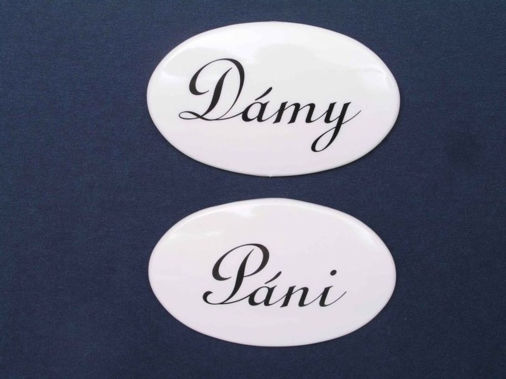 Levně znač.byt.WC-DÁMY+PÁNI sada
