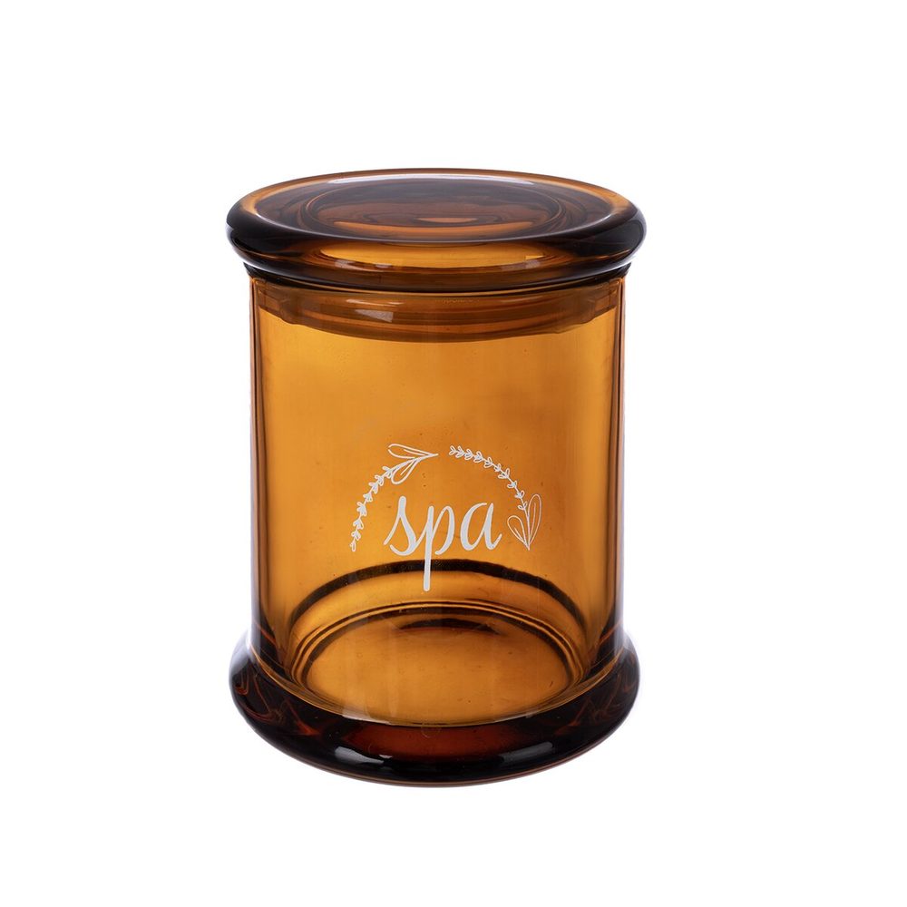 Orion Dóza kosmetická hnědé sklo+víčko SPA 330 ml