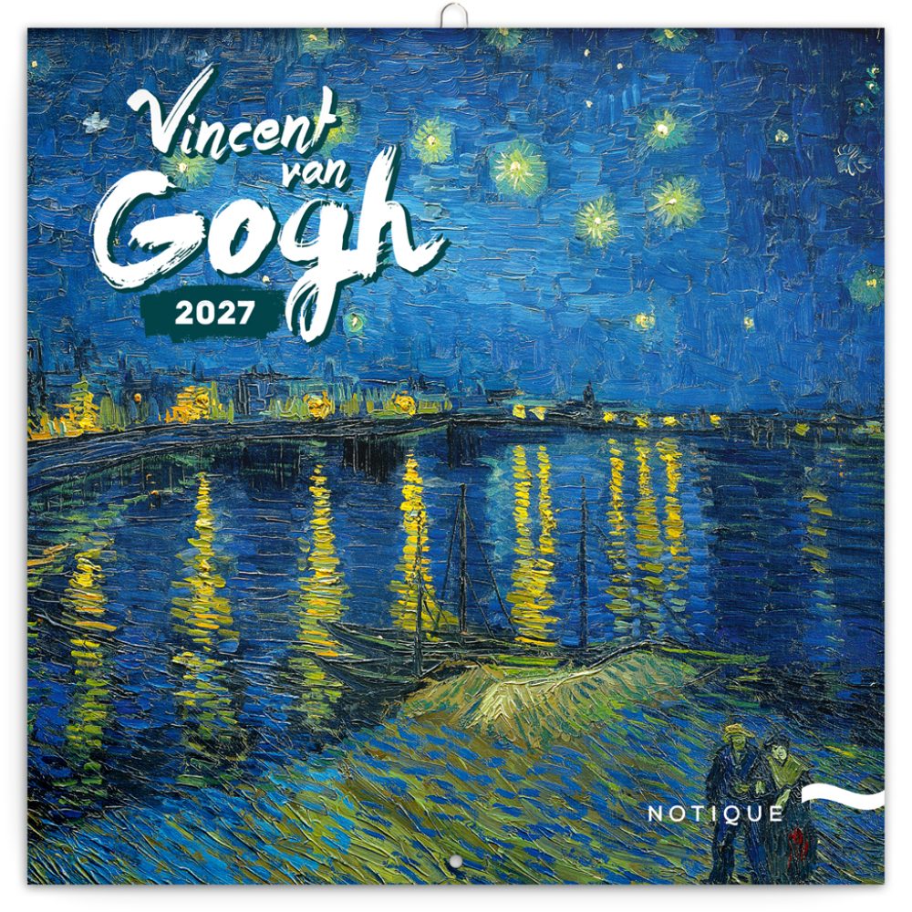 Levně NOTIQUE Poznámkový kalendář Vincent van Gogh 2027, 30 x 30 cm