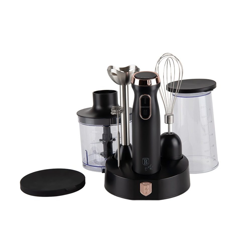 Levně BERLINGERHAUS Mixér tyčový s příslušenstvím 6 ks Black Rose Collection BH-9561