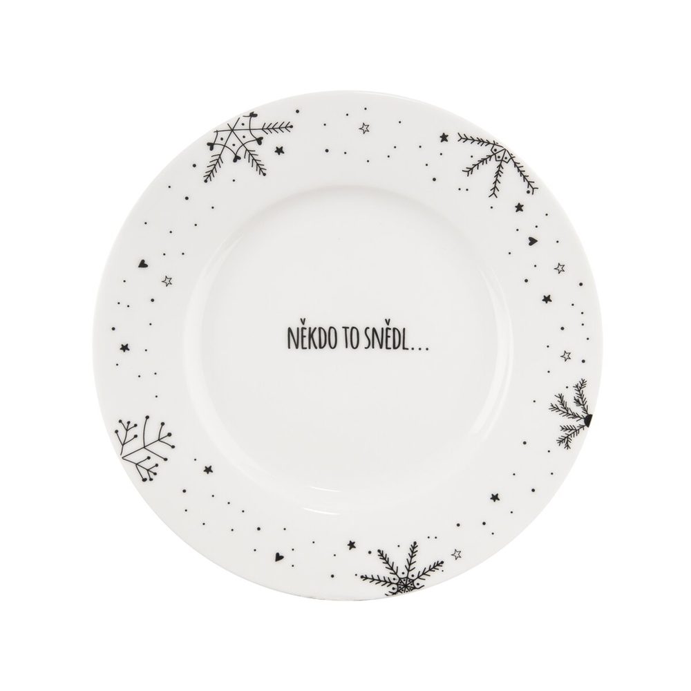 Levně Dezertní talíř VLOČKA pr. 20 cm