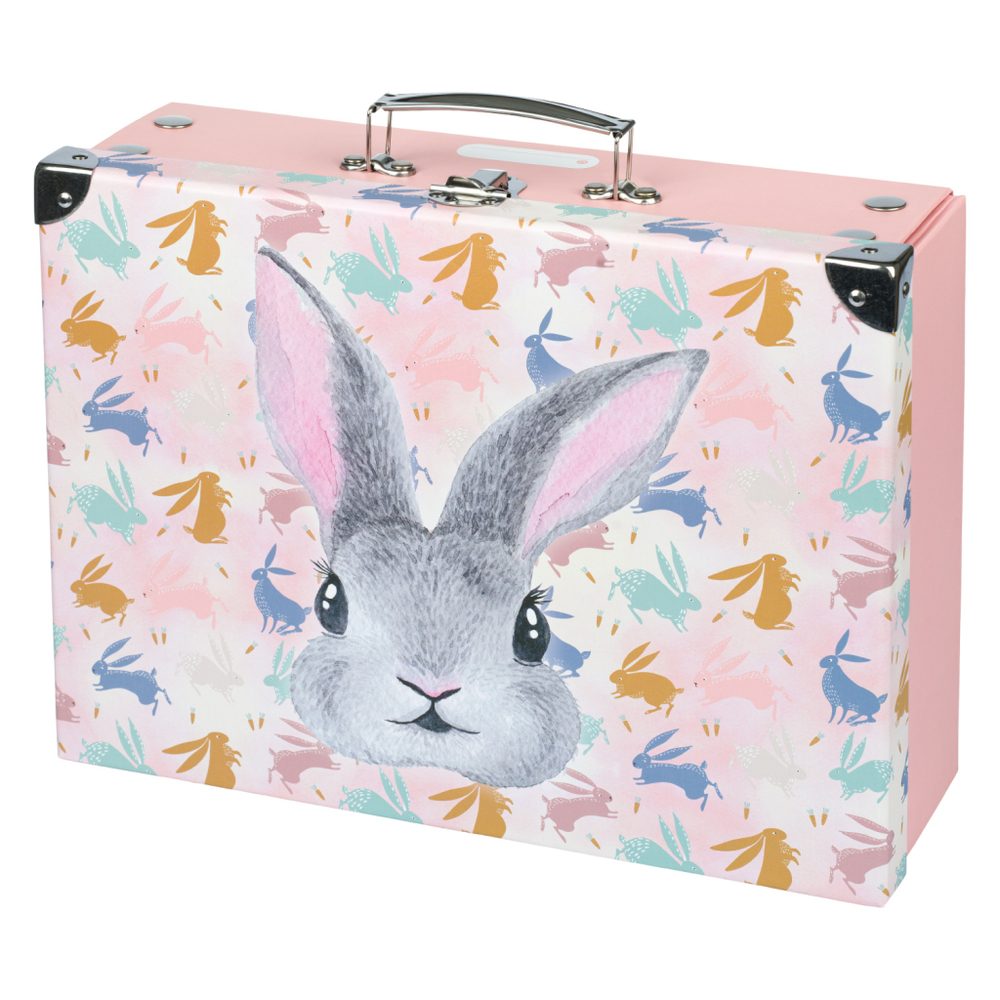 Levně BAAGL Skládací školní kufřík Bunny s kováním