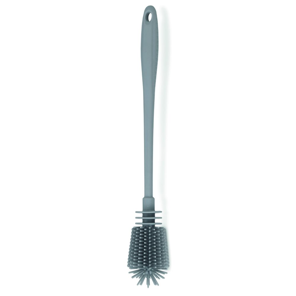 Levně KELA Kartáč na čištění lahví SUSA 31 cm šedá KL-10057