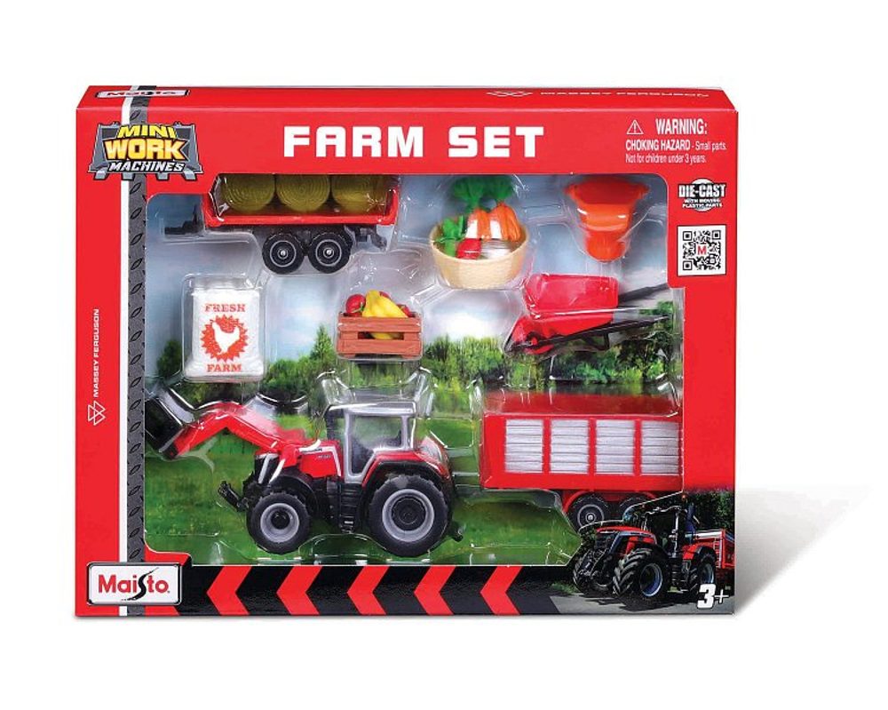 Levně Maisto - Farmářský set, Massey Ferguson