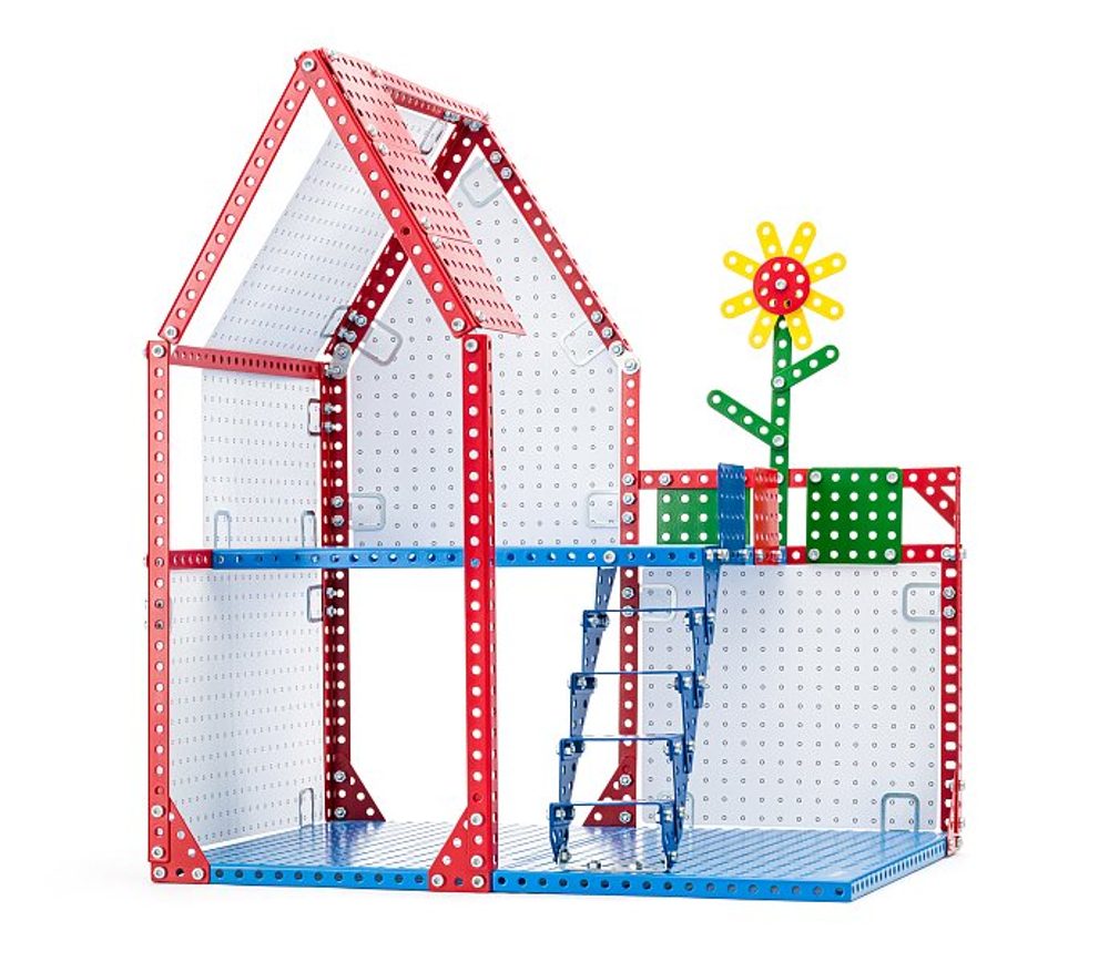 MERKUR - Stavebnice Merkur - Domeček pro panenky, 34x39x25 cm