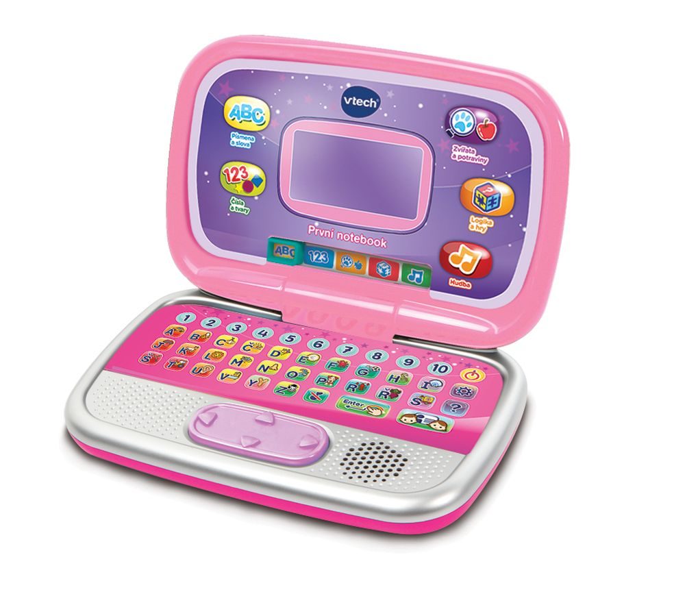 Levně Vtech První notebook - růžový CZ