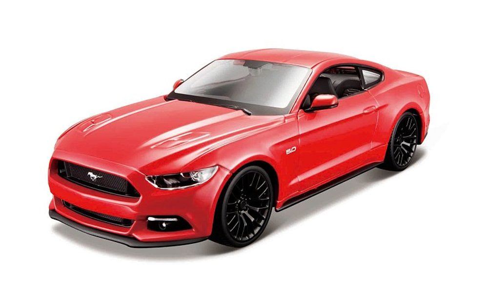 Levně Maisto - 2015 Ford Mustang GT, červená, assembly line, 1:24