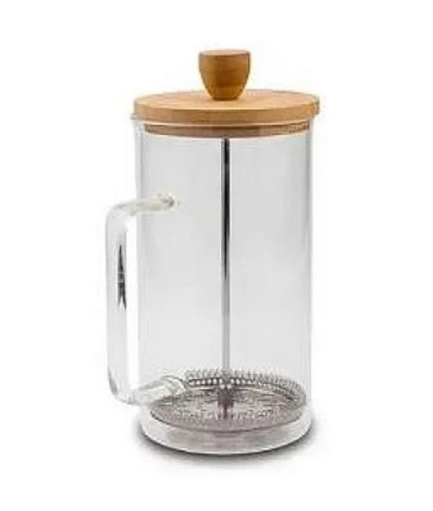 konvice 0,35l TERRESTRIAL, COFFEE MAKER, sklo/bambus