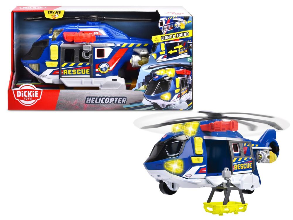 Levně Záchranářská helikoptéra 39 cm, světlo, zvuk