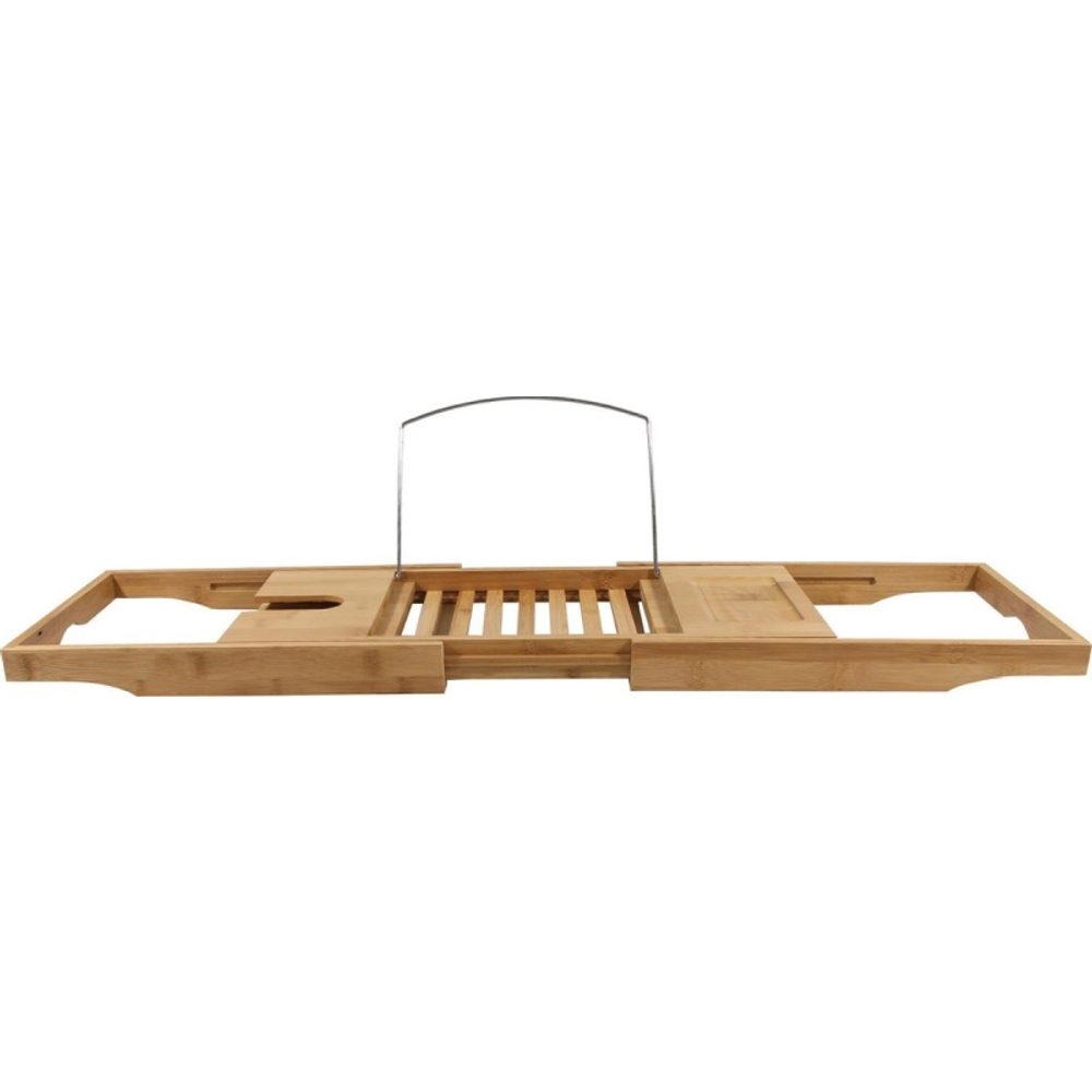 Levně HIT Polička bambusová na vanu flexibilní 70-105 x 22cm HT-24501194