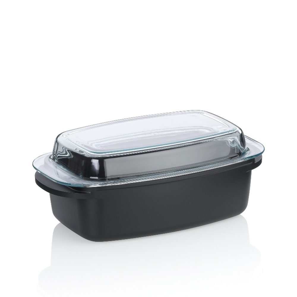 Levně KELA Pekáč s keramickým povrchem a víkem ATURA 40x22x16cm KL-15172