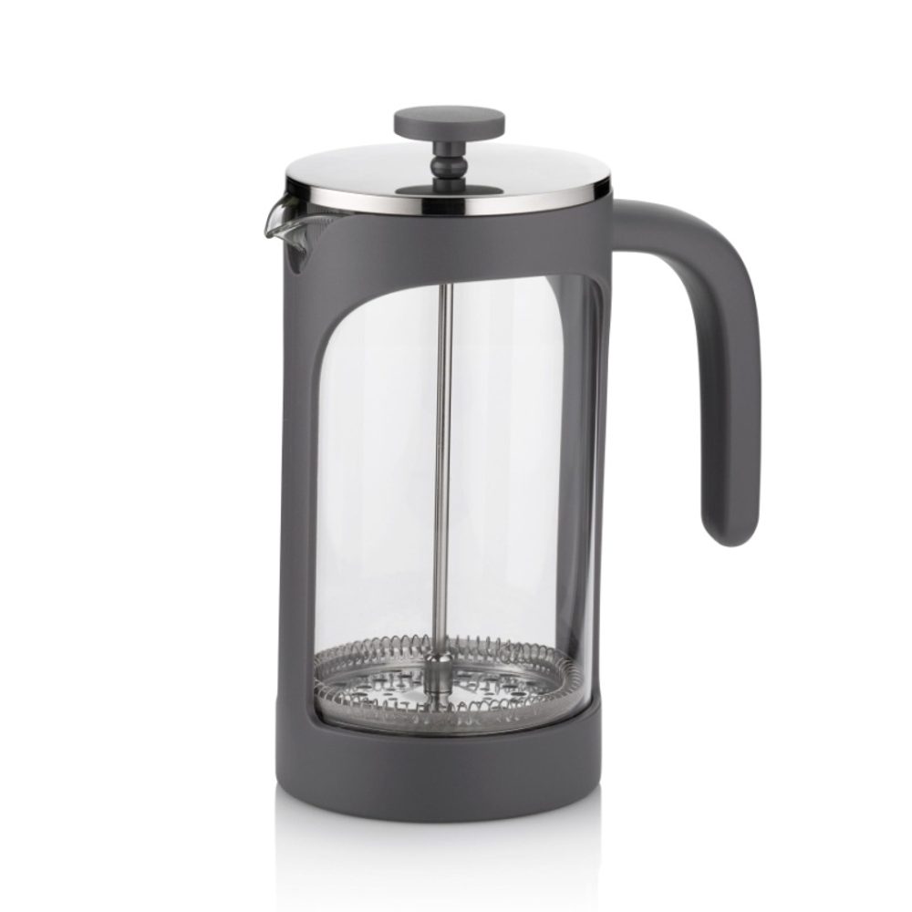 Levně KELA Konvička na čaj a kávu VERONA French Press 1 l šedá KL-10884
