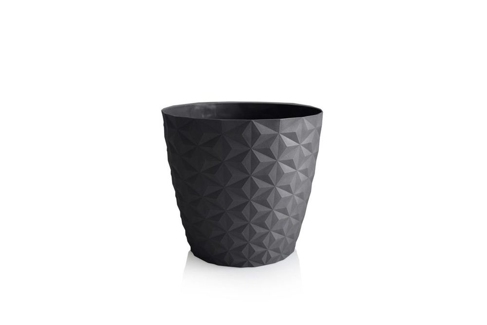 Levně obal d30cm CRYSTAL šedý matný, plast