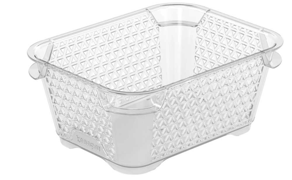 košík A7 MINI transpar., 16x12x7cm, plast