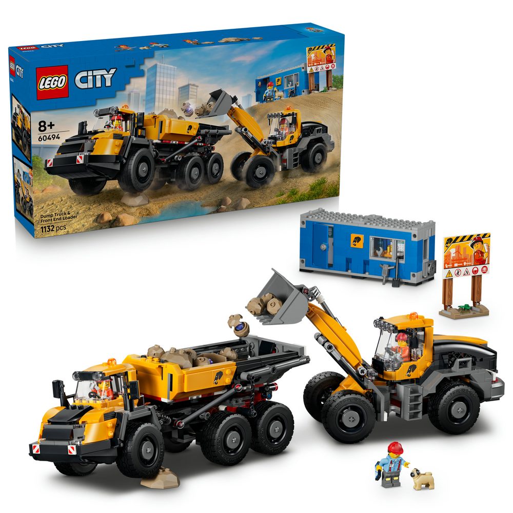 LEGO City Sklápěč a čelní nakladač