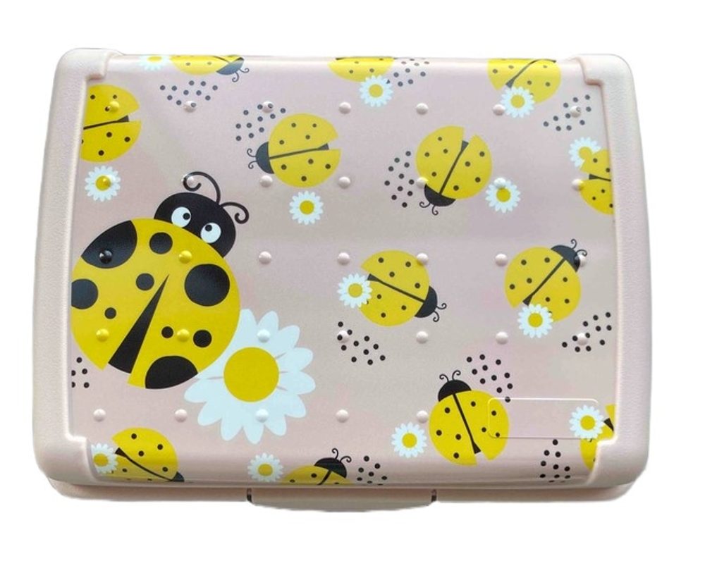 Levně box 1,0l OLEK Beruška, 17x13x 7cm, sev.růž., svačin., plast