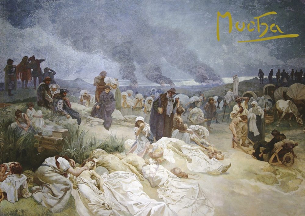 Levně Presco Group Pohled Alfons Mucha Slovanská epopej – Petr Chelčický, krátký