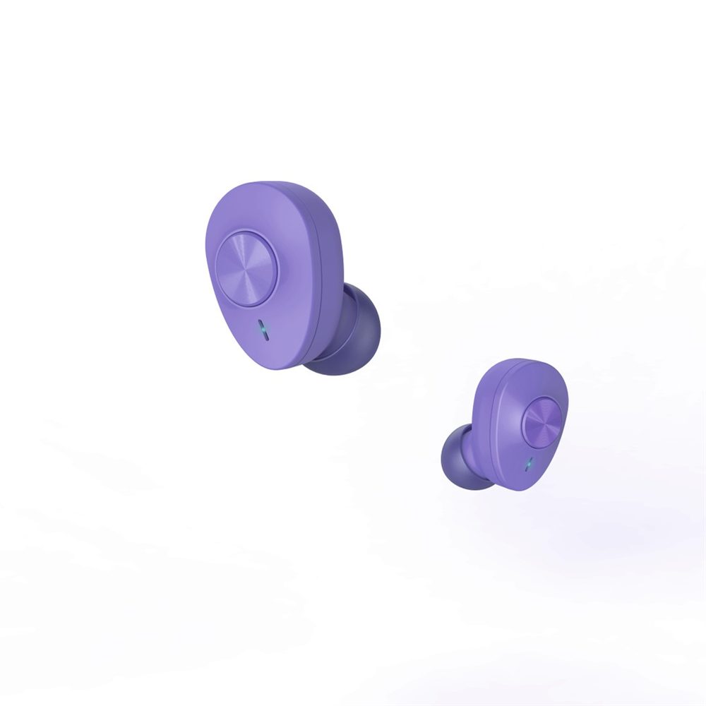 Levně Hama Bluetooth sluchátka Freedom Buddy, špunty, nabíjecí pouzdro, fialová
