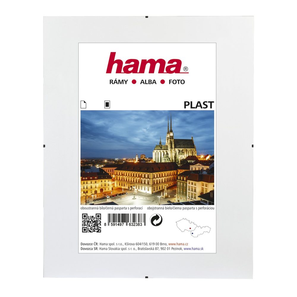 Levně Hama clip-Fix, průhledný plast, 60x80 cm