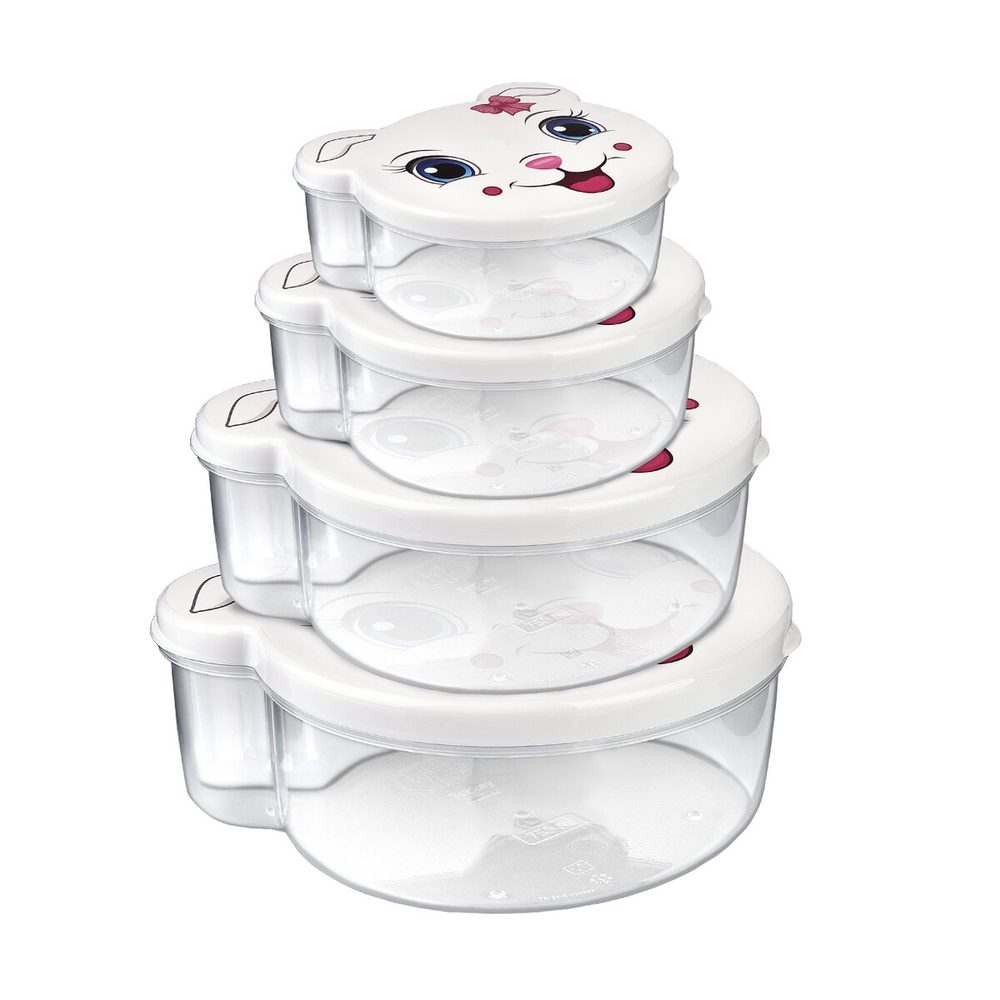 Svačinový box kočka 4 ks