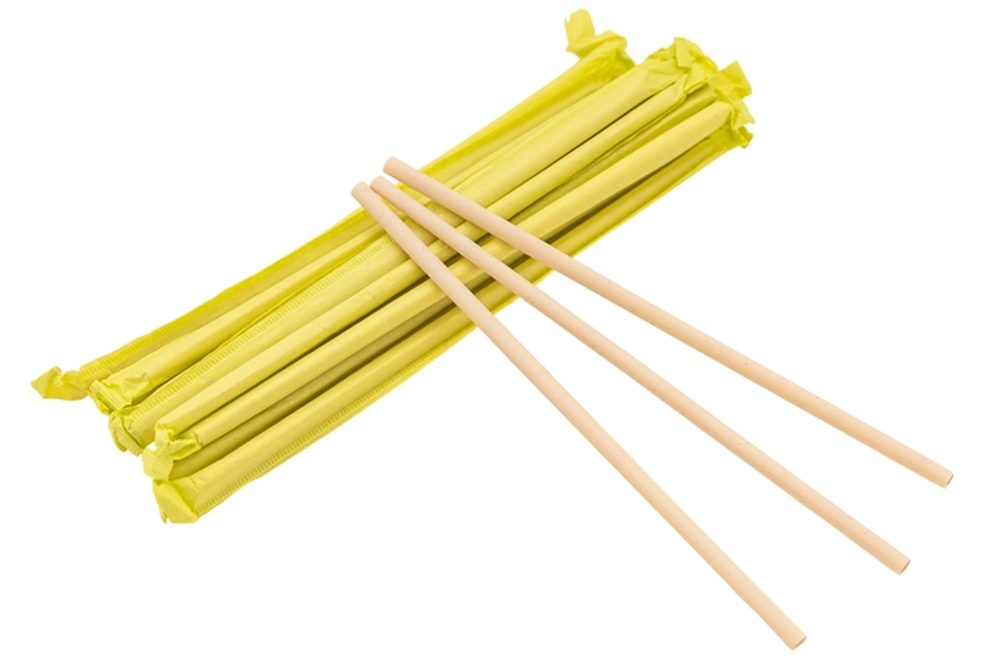 Levně brčko d 6mm, 21cm, 30ks-BAMBOO přír., hyg.bal., ECO 100%rec.