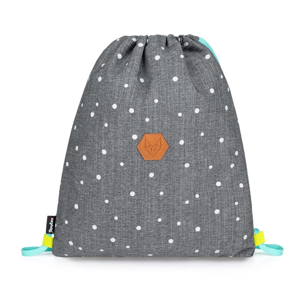 Levně Karton P+P Vak na záda OXY SCOOLER Grey dots 8-51821