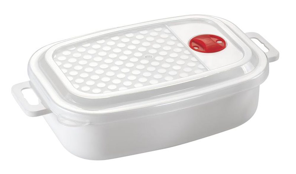Levně heidrun DÓZA DO MIKROVLNNÉ TROUBY S VÍKEM 1,5L, PLAST