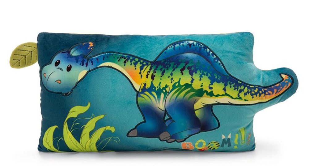 Levně NICI polštář Dino Snackilus 43x25cm, GREEN