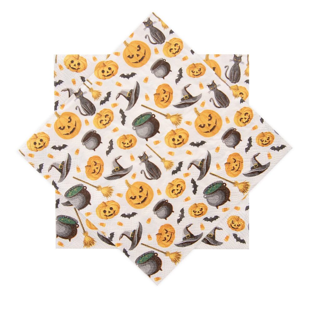 Levně Servírovací ubrousky Halloween