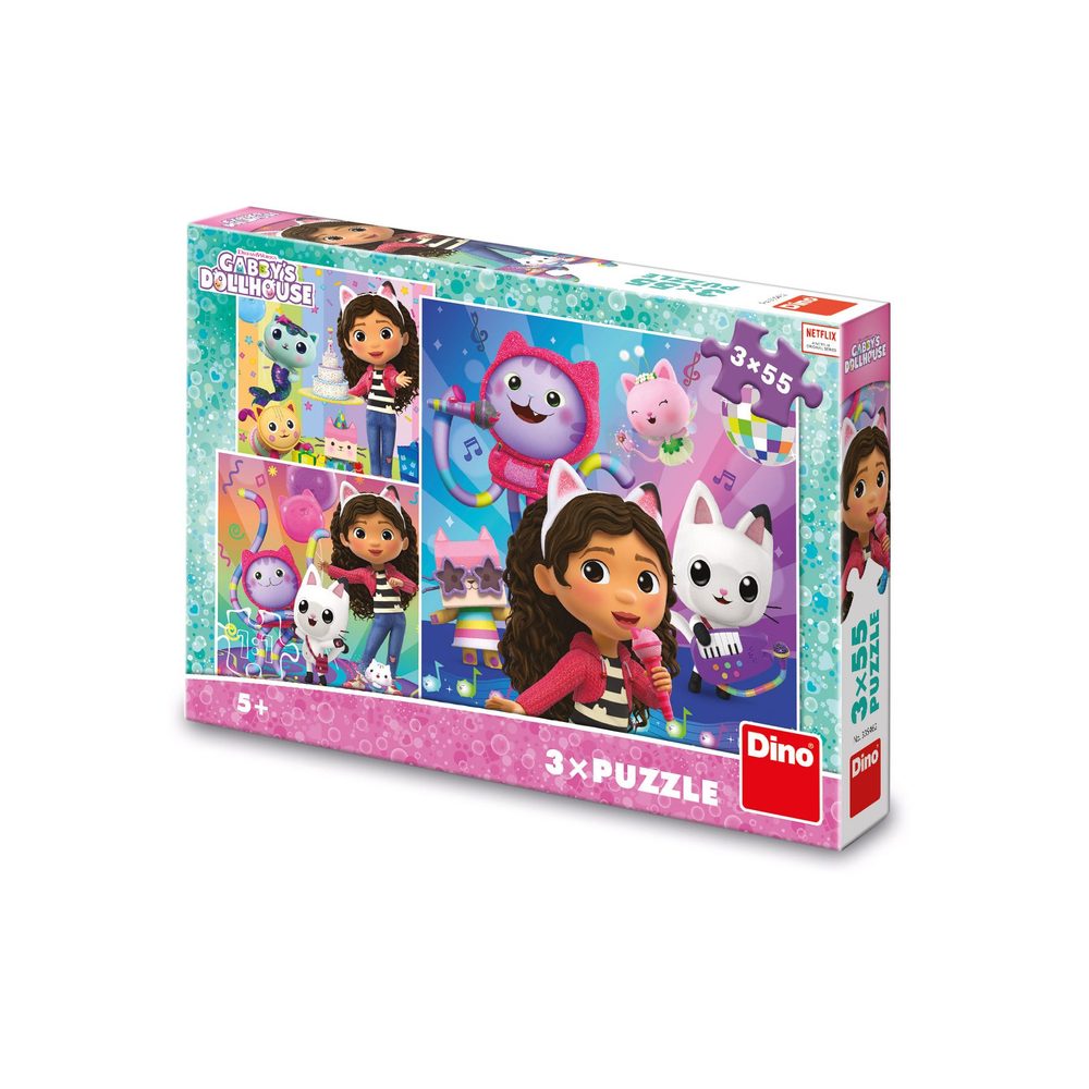 Levně GÁBI: OSLAVA 3x55 Puzzle