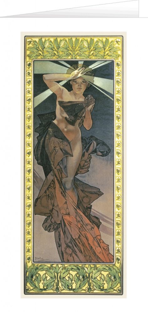 Levně Presco Group Blahopřání Alfons Mucha – Morning Star