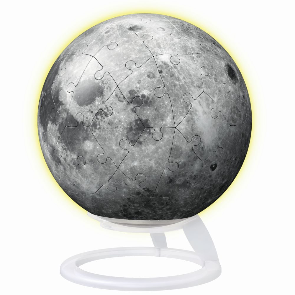Levně Puzzle-Ball Měsíc svítící ve tmě
