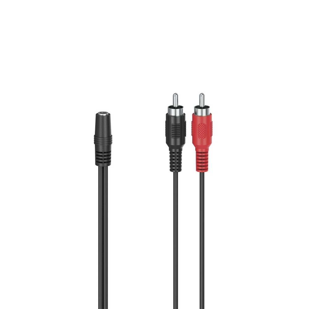 Levně Hama audio redukce jack zásuvka na 2 cinch vidlice, 10 cm