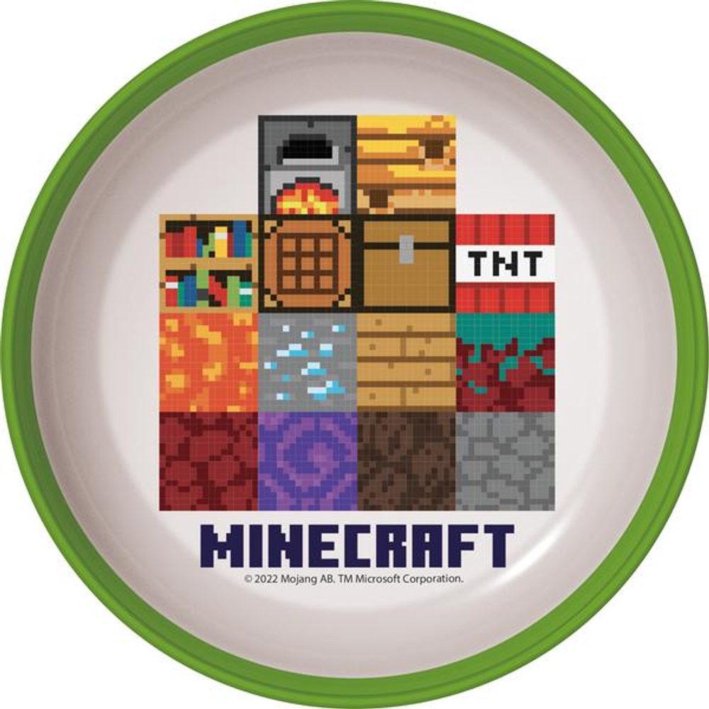 Levně STOR MISKA MINECRAFT S PROTISKLUZ.DNEM PLAST 14,7X4 CM