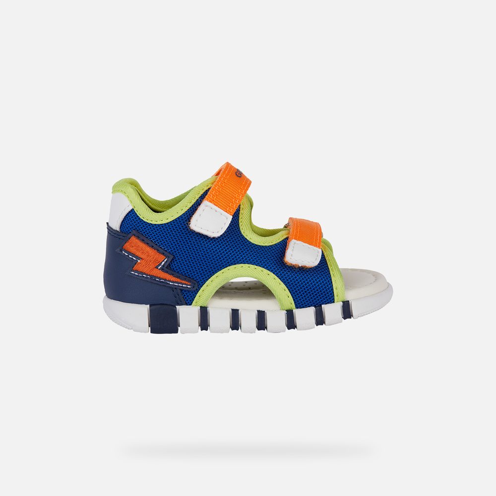 Levně Tmavě modré chlapecké sandály Geox Sandal Iupidoo Boy - 19