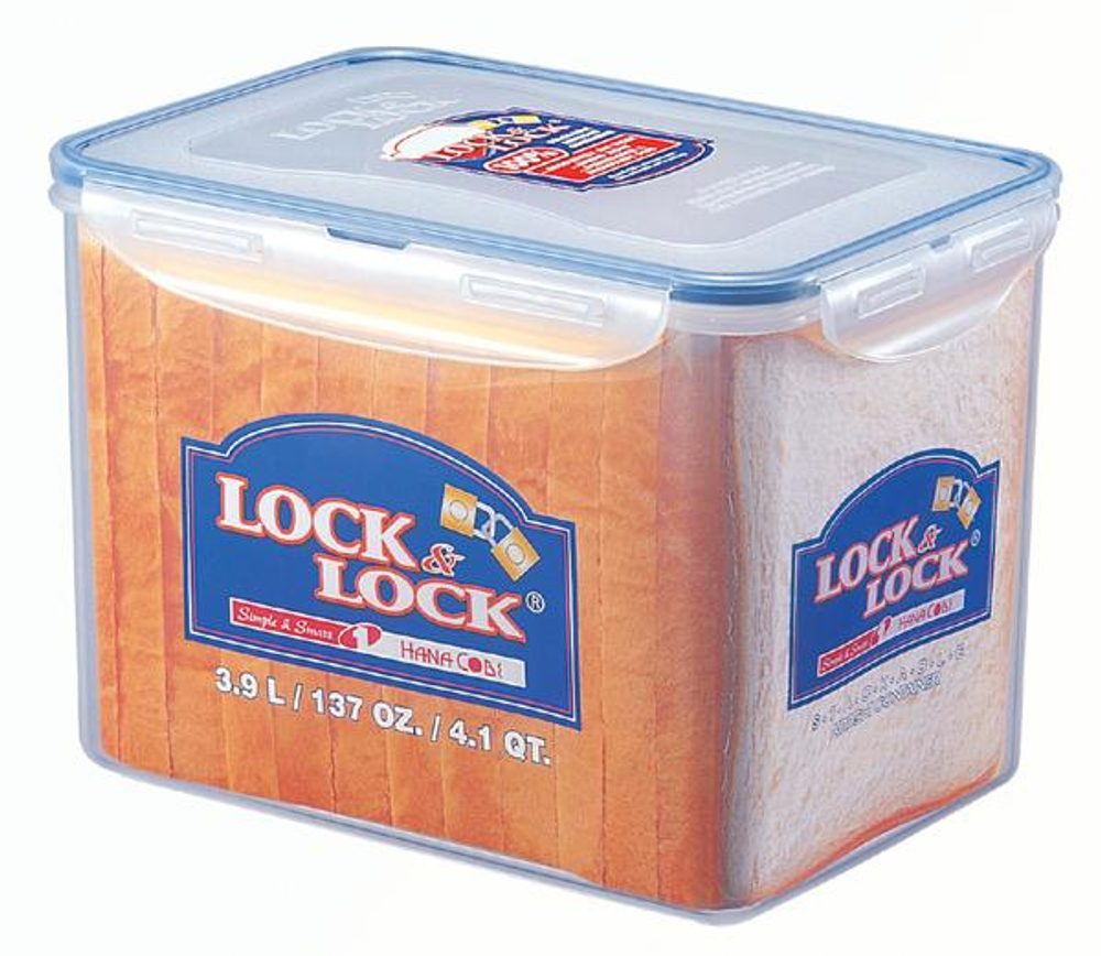 Levně LOCKNLOCK Dóza na potraviny LOCK, objem 3, 9 l, 15, 6 x 22, 5 x 16 cm