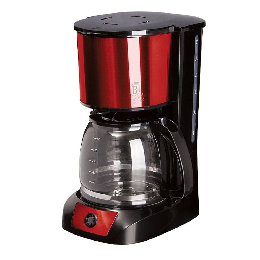 Levně BERLINGERHAUS Kávovar překapávač elektrický Burgundy Metallic Line BH-9158
