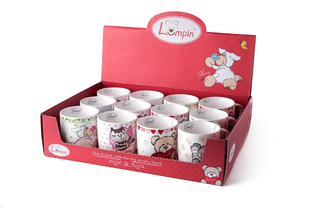Levně LUMPIN Balení 6x2 ks, mix „Lumpin“ hrnečků